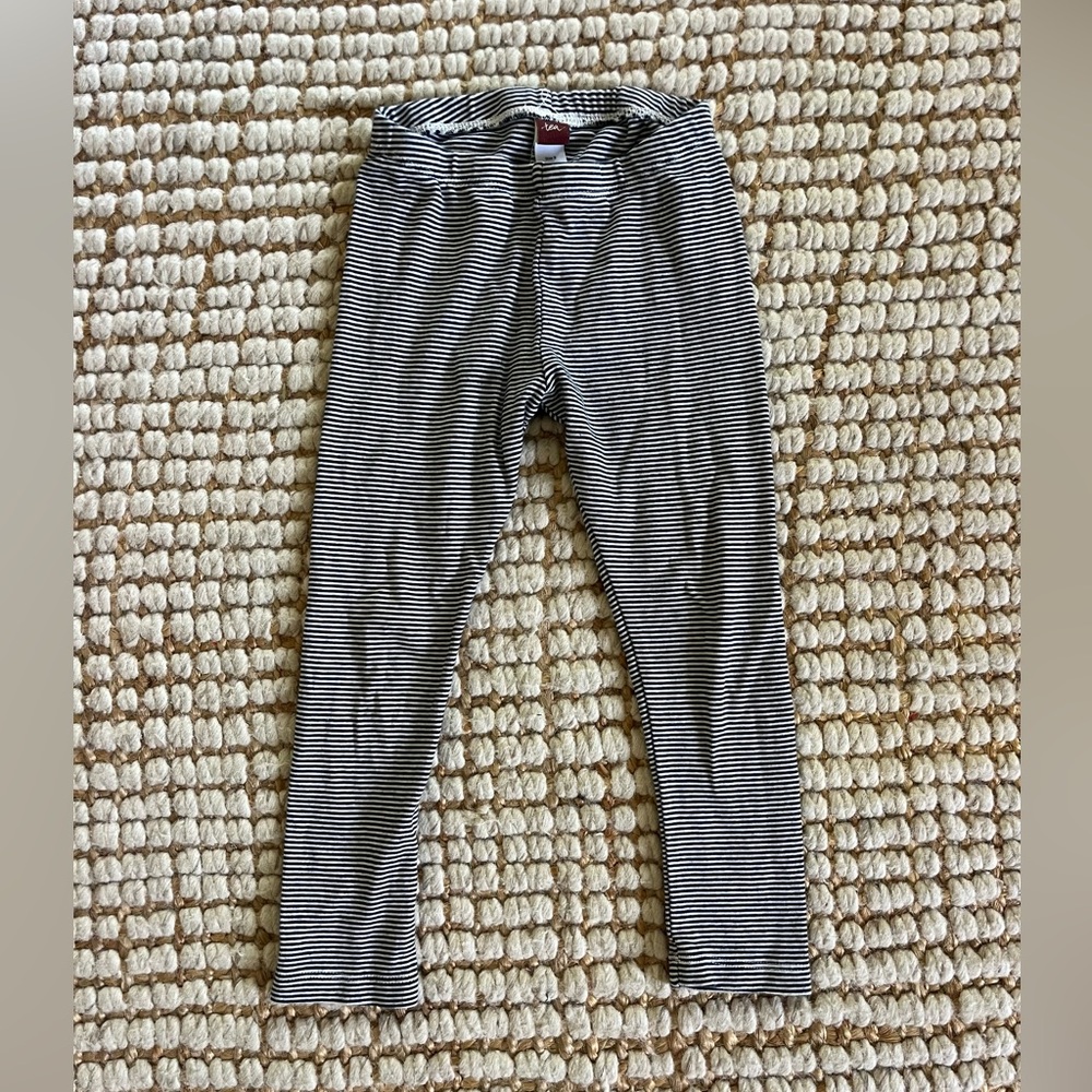 Tea Collection Striped Black and White Leggings